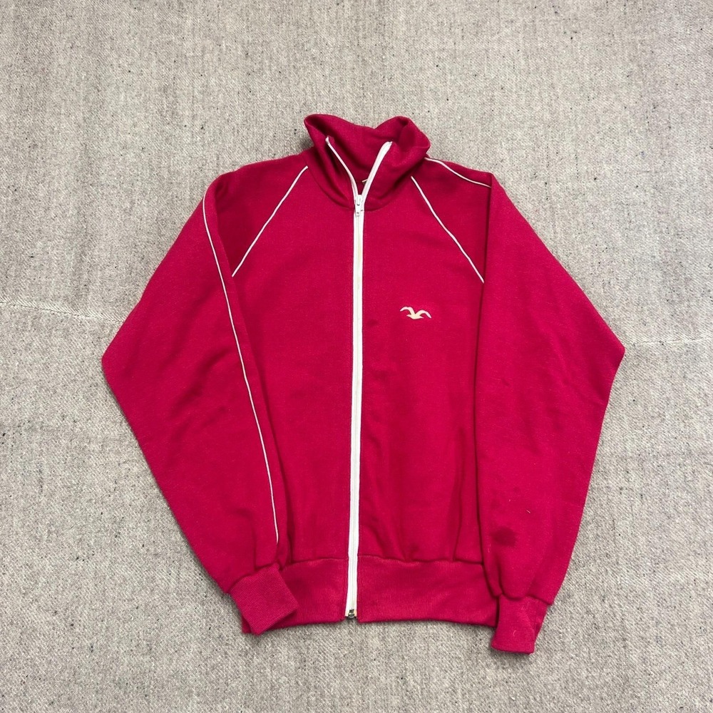 Vintage Wrangler Track Jacket‎ Mens Large Pink 1970s Zip Up